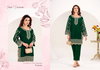 Shanvi By Gulrez Velvet Embroidery Kurti With Bottom Exporters In India
